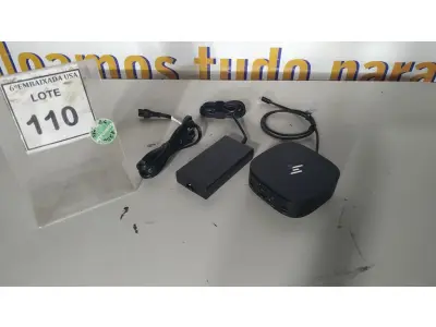 LOTE 110 - 01 DOCKING STATION HP HSN-IX02.(NOVO) (NO ESTADO EM QUE SE ENCONTRA. SUJEITO A AVARIAS OCULTAS/VISÍVEIS.)