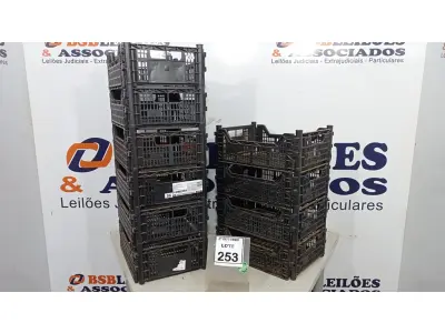 LOTE 253 - 10 CESTAS ORGANIZADORAS. (NO ESTADO) ATENÇÃO! FAZER A VISITAÇÃO ANTES DE ARREMATAR, NÃO SABEMOS SE FUNCIONA, LEILÃO NÃO TEM GARANTIA E NEM DEVOLUÇÃO, SUJEITO A POSSÍVEIS AVARIAS VISÍVEIS/OCULTAS E/OU AUSÊNCIA DE COMPONENTES.