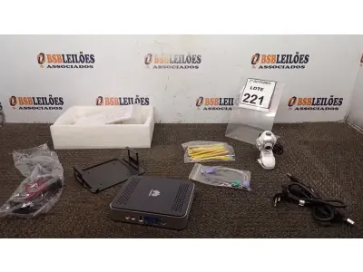 LOTE 221 - 01 MINI CPU COM CABOS WEB CAM. (NO ESTADO) ATENÇÃO! FAZER A VISITAÇÃO ANTES DE ARREMATAR, NÃO SABEMOS SE FUNCIONA, LEILÃO NÃO TEM GARANTIA E NEM DEVOLUÇÃO, SUJEITO A POSSÍVEIS AVARIAS VISÍVEIS/OCULTAS E/OU AUSÊNCIA DE COMPONENTES.