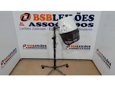 LOTE 229 - 01 SECADOR DE CABELO PROFISSIONAL MARCA MEGABELL. (NO ESTADO) ATENÇÃO! FAZER A VISITAÇÃO ANTES DE ARREMATAR, NÃO SABEMOS SE FUNCIONA, LEILÃO NÃO TEM GARANTIA E NEM DEVOLUÇÃO, SUJEITO A POSSÍVEIS AVARIAS VISÍVEIS/OCULTAS E/OU AUSÊNCIA DE COMPONENTES.