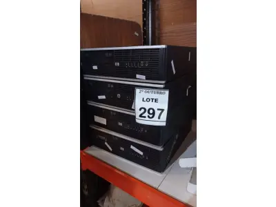 LOTE 297 - 04 CPUS MARCA DELL. (NO ESTADO) ATENÇÃO! FAZER A VISITAÇÃO ANTES DE ARREMATAR, NÃO SABEMOS SE FUNCIONA, LEILÃO NÃO TEM GARANTIA E NEM DEVOLUÇÃO, SUJEITO A POSSÍVEIS AVARIAS VISÍVEIS/OCULTAS E/OU AUSÊNCIA DE COMPONENTES.