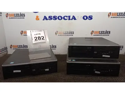 LOTE 282 - 03 CPUS MARCA DELL. (NO ESTADO) ATENÇÃO! FAZER A VISITAÇÃO ANTES DE ARREMATAR, NÃO SABEMOS SE FUNCIONA, LEILÃO NÃO TEM GARANTIA E NEM DEVOLUÇÃO, SUJEITO A POSSÍVEIS AVARIAS VISÍVEIS/OCULTAS E/OU AUSÊNCIA DE COMPONENTES.