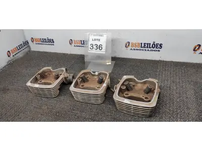 LOTE 336 - 03 CABEÇOTES PARA MOTO HONDA FAN. (NO ESTADO) ATENÇÃO! FAZER A VISITAÇÃO ANTES DE ARREMATAR, NÃO SABEMOS SE FUNCIONA, LEILÃO NÃO TEM GARANTIA E NEM DEVOLUÇÃO, SUJEITO A POSSÍVEIS AVARIAS VISÍVEIS/OCULTAS E/OU AUSÊNCIA DE COMPONENTES.