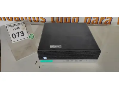 LOTE 073 - 01 CPU HP ELITEDESK 800G3 COREI5 COM 16GB DE MEMORIA RAM. (NO ESTADO EM QUE SE ENCONTRA. SUJEITO A AVARIAS OCULTAS/VISÍVEIS.) 2UA7411N85