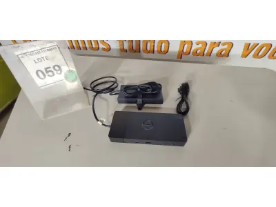 LOTE 059 - 01 DOCKING STATION DELL WD19 (NOVO).(NO ESTADO EM QUE SE ENCONTRA. SUJEITO A AVARIAS OCULTAS/VISÍVEIS.)