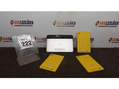 LOTE 222 - 03 TABLETS MARCA CCE E 01 MARCA MOTOROLA. (NO ESTADO) ATENÇÃO! FAZER A VISITAÇÃO ANTES DE ARREMATAR, NÃO SABEMOS SE FUNCIONA, LEILÃO NÃO TEM GARANTIA E NEM DEVOLUÇÃO, SUJEITO A POSSÍVEIS AVARIAS VISÍVEIS/OCULTAS E/OU AUSÊNCIA DE COMPONENTES.