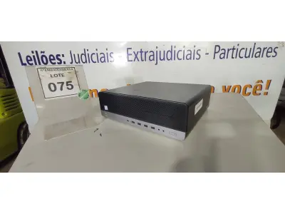 LOTE 075 - 01 CPU HP ELITEDESK COREI5 COM 8GB DE MEMORIA RAM. (NO ESTADO EM QUE SE ENCONTRA. SUJEITO A AVARIAS OCULTAS/VISÍVEIS.) 2UA7411N86