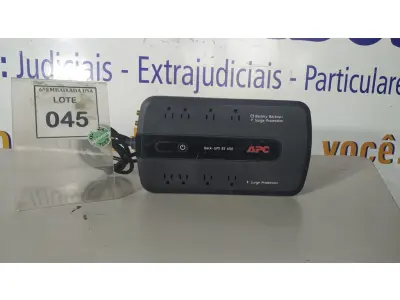 LOTE 045 - 01 NOBREAK BACK APC ES-550. (NO ESTADO EM QUE SE ENCONTRA. SUJEITO A AVARIAS OCULTAS/VISÍVEIS.)