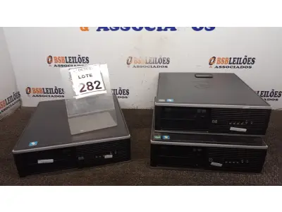 LOTE 282 - 03 CPUS MARCA DELL. (NO ESTADO) ATENÇÃO! FAZER A VISITAÇÃO ANTES DE ARREMATAR, NÃO SABEMOS SE FUNCIONA, LEILÃO NÃO TEM GARANTIA E NEM DEVOLUÇÃO, SUJEITO A POSSÍVEIS AVARIAS VISÍVEIS/OCULTAS E/OU AUSÊNCIA DE COMPONENTES.