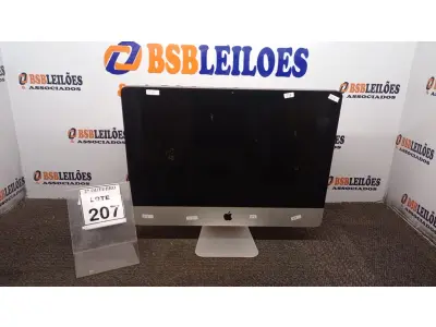 LOTE 207 - 01 IMAC APPLE. (NO ESTADO) ATENÇÃO! FAZER A VISITAÇÃO ANTES DE ARREMATAR, NÃO SABEMOS SE FUNCIONA, LEILÃO NÃO TEM GARANTIA E NEM DEVOLUÇÃO, SUJEITO A POSSÍVEIS AVARIAS VISÍVEIS/OCULTAS E/OU AUSÊNCIA DE COMPONENTES.