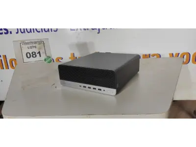 LOTE 081 - 01 CPU HP ELITEDESK. (NO ESTADO EM QUE SE ENCONTRA. SUJEITO A AVARIAS OCULTAS/VISÍVEIS.) MXL9341YLD