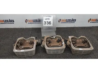 LOTE 336 - 03 CABEÇOTES PARA MOTO HONDA FAN. (NO ESTADO) ATENÇÃO! FAZER A VISITAÇÃO ANTES DE ARREMATAR, NÃO SABEMOS SE FUNCIONA, LEILÃO NÃO TEM GARANTIA E NEM DEVOLUÇÃO, SUJEITO A POSSÍVEIS AVARIAS VISÍVEIS/OCULTAS E/OU AUSÊNCIA DE COMPONENTES.