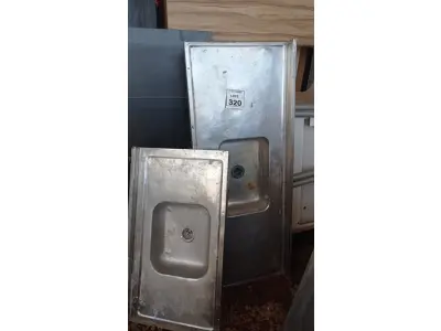 LOTE 320 - 02 PIAS EM INOX. (NO ESTADO) ATENÇÃO! FAZER A VISITAÇÃO ANTES DE ARREMATAR, NÃO SABEMOS SE FUNCIONA, LEILÃO NÃO TEM GARANTIA E NEM DEVOLUÇÃO, SUJEITO A POSSÍVEIS AVARIAS VISÍVEIS/OCULTAS E/OU AUSÊNCIA DE COMPONENTES.