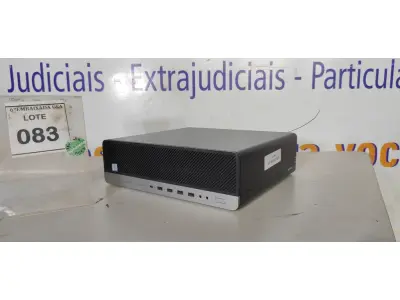 LOTE 083 - 01 CPU HP ELITEDESK CORE I5 COM 8GB DE MEMORIA RAM. (NO ESTADO EM QUE SE ENCONTRA. SUJEITO A AVARIAS OCULTAS/VISÍVEIS.) 2UA7411N88