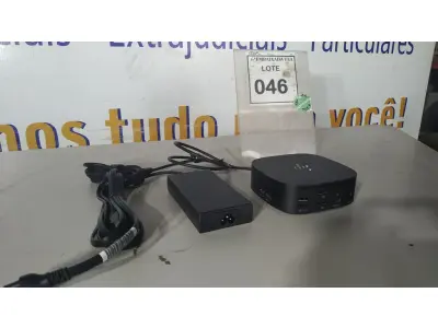 LOTE 046 - 01 DOCKING STATION HP HSN-IX02.(NOVO) (NO ESTADO EM QUE SE ENCONTRA. SUJEITO A AVARIAS OCULTAS/VISÍVEIS.)