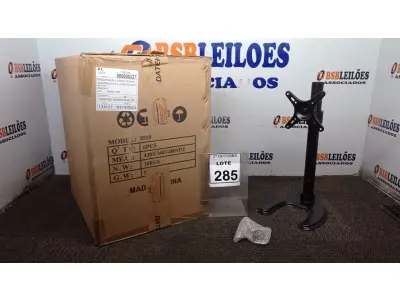 LOTE 285 - 01 CAIXA COM 06 SUPORTES PARA MONITORES MARCA DATEN. (NO ESTADO) ATENÇÃO! FAZER A VISITAÇÃO ANTES DE ARREMATAR, NÃO SABEMOS SE FUNCIONA, LEILÃO NÃO TEM GARANTIA E NEM DEVOLUÇÃO, SUJEITO A POSSÍVEIS AVARIAS VISÍVEIS/OCULTAS E/OU AUSÊNCIA DE COMPONENTES.
