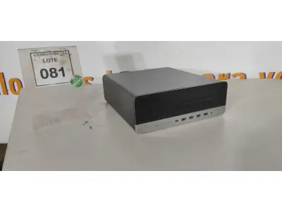 LOTE 081 - 01 CPU HP ELITEDESK. (NO ESTADO EM QUE SE ENCONTRA. SUJEITO A AVARIAS OCULTAS/VISÍVEIS.) MXL9341YLD