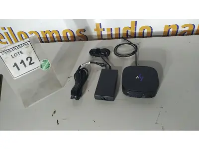 LOTE 112 - 01 DOCKING STATION HP HSN-IX02.(NOVO) (NO ESTADO EM QUE SE ENCONTRA. SUJEITO A AVARIAS OCULTAS/VISÍVEIS.)