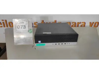 LOTE 073 - 01 CPU HP ELITEDESK 800G3 COREI5 COM 16GB DE MEMORIA RAM. (NO ESTADO EM QUE SE ENCONTRA. SUJEITO A AVARIAS OCULTAS/VISÍVEIS.) 2UA7411N85