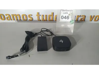 LOTE 046 - 01 DOCKING STATION HP HSN-IX02.(NOVO) (NO ESTADO EM QUE SE ENCONTRA. SUJEITO A AVARIAS OCULTAS/VISÍVEIS.)