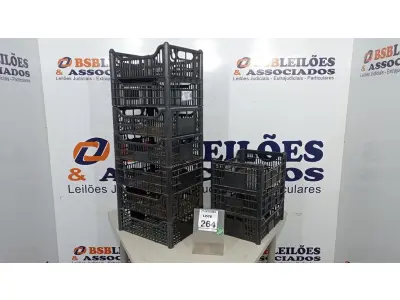 LOTE 264 - 10 CESTAS ORGANIZADORAS. (NO ESTADO) ATENÇÃO! FAZER A VISITAÇÃO ANTES DE ARREMATAR, NÃO SABEMOS SE FUNCIONA, LEILÃO NÃO TEM GARANTIA E NEM DEVOLUÇÃO, SUJEITO A POSSÍVEIS AVARIAS VISÍVEIS/OCULTAS E/OU AUSÊNCIA DE COMPONENTES.