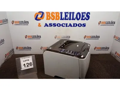LOTE 126 - 01 IMPRESSORA MARCA RICOH. (NO ESTADO) ATENÇÃO! FAZER A VISITAÇÃO ANTES DE ARREMATAR, NÃO SABEMOS SE FUNCIONA, LEILÃO NÃO TEM GARANTIA E NEM DEVOLUÇÃO, SUJEITO A POSSÍVEIS AVARIAS VISÍVEIS/OCULTAS E/OU AUSÊNCIA DE COMPONENTES.
