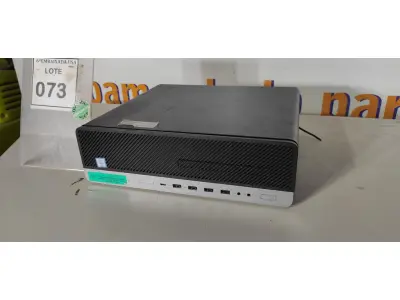 LOTE 073 - 01 CPU HP ELITEDESK 800G3 COREI5 COM 16GB DE MEMORIA RAM. (NO ESTADO EM QUE SE ENCONTRA. SUJEITO A AVARIAS OCULTAS/VISÍVEIS.) 2UA7411N85