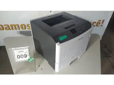 LOTE 009 - 01 IMPRESSORA LEXMARK. (NO ESTADO EM QUE SE ENCONTRA. SUJEITO A AVARIAS OCULTAS/VISÍVEIS.) 3ST414Z