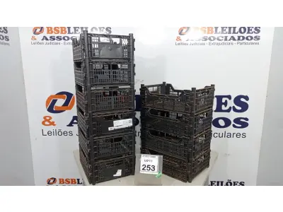 LOTE 253 - 10 CESTAS ORGANIZADORAS. (NO ESTADO) ATENÇÃO! FAZER A VISITAÇÃO ANTES DE ARREMATAR, NÃO SABEMOS SE FUNCIONA, LEILÃO NÃO TEM GARANTIA E NEM DEVOLUÇÃO, SUJEITO A POSSÍVEIS AVARIAS VISÍVEIS/OCULTAS E/OU AUSÊNCIA DE COMPONENTES.