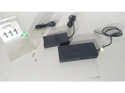 LOTE 111 - 01 DOCKING STATION DELL WD19 (NOVO).(NO ESTADO EM QUE SE ENCONTRA. SUJEITO A AVARIAS OCULTAS/VISÍVEIS.)