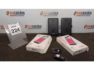 LOTE 224 - 02 TABLETS MODELO GPAD 8.0 4G MARCA LG. (NO ESTADO) ATENÇÃO! FAZER A VISITAÇÃO ANTES DE ARREMATAR, NÃO SABEMOS SE FUNCIONA, LEILÃO NÃO TEM GARANTIA E NEM DEVOLUÇÃO, SUJEITO A POSSÍVEIS AVARIAS VISÍVEIS/OCULTAS E/OU AUSÊNCIA DE COMPONENTES.