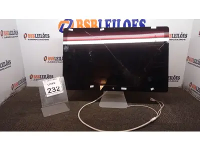 LOTE 232 - 01 IMAC APPLE. (NO ESTADO) ATENÇÃO! FAZER A VISITAÇÃO ANTES DE ARREMATAR, NÃO SABEMOS SE FUNCIONA, LEILÃO NÃO TEM GARANTIA E NEM DEVOLUÇÃO, SUJEITO A POSSÍVEIS AVARIAS VISÍVEIS/OCULTAS E/OU AUSÊNCIA DE COMPONENTES.