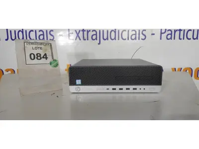 LOTE 084 - 01 CPU HP ELITEDESK CORE I5 COM 16 GB DE MEMORIA RAM. (NO ESTADO EM QUE SE ENCONTRA. SUJEITO A AVARIAS OCULTAS/VISÍVEIS.) 2UA7411N87