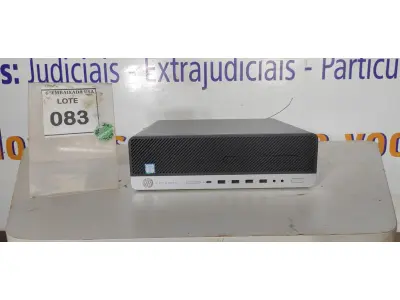 LOTE 083 - 01 CPU HP ELITEDESK CORE I5 COM 8GB DE MEMORIA RAM. (NO ESTADO EM QUE SE ENCONTRA. SUJEITO A AVARIAS OCULTAS/VISÍVEIS.) 2UA7411N88