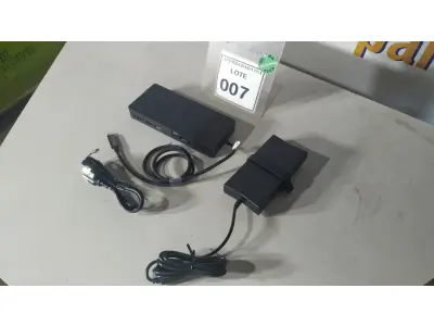 LOTE 007 - 01 DOCKING STATION DELL WD19 (NOVO).(NO ESTADO EM QUE SE ENCONTRA. SUJEITO A AVARIAS OCULTAS/VISÍVEIS.)