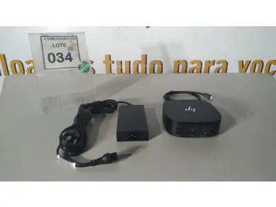 LOTE 034 - 01 DOCKING STATION HP HSN-IX02.(NOVO) (NO ESTADO EM QUE SE ENCONTRA. SUJEITO A AVARIAS OCULTAS/VISÍVEIS.)