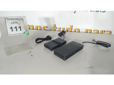 LOTE 111 - 01 DOCKING STATION DELL WD19 (NOVO).(NO ESTADO EM QUE SE ENCONTRA. SUJEITO A AVARIAS OCULTAS/VISÍVEIS.)