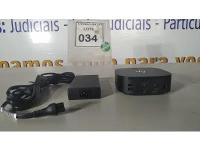 LOTE 034 - 01 DOCKING STATION HP HSN-IX02.(NOVO) (NO ESTADO EM QUE SE ENCONTRA. SUJEITO A AVARIAS OCULTAS/VISÍVEIS.)