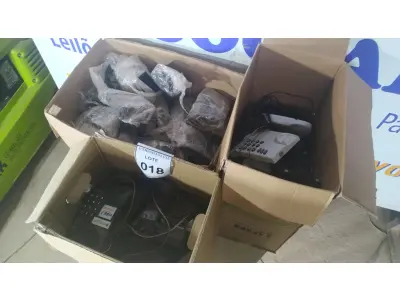 LOTE 018 - 01 LOTE COM  TELEFONES.  (NO ESTADO EM QUE SE ENCONTRA. SUJEITO A AVARIAS OCULTAS/VISÍVEIS.)