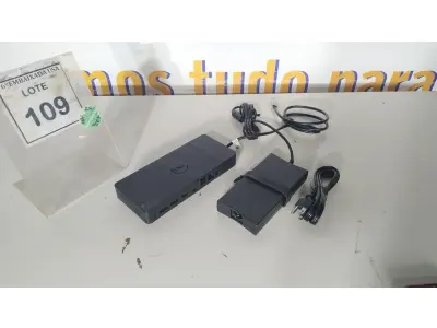 LOTE 109 - 01 DOCKING STATION DELL WD19 (NOVO).(NO ESTADO EM QUE SE ENCONTRA. SUJEITO A AVARIAS OCULTAS/VISÍVEIS.)