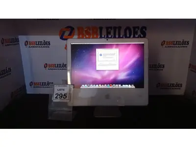 LOTE 295 - 01 IMAC APPLE. (NO ESTADO) ATENÇÃO! FAZER A VISITAÇÃO ANTES DE ARREMATAR, NÃO SABEMOS SE FUNCIONA, LEILÃO NÃO TEM GARANTIA E NEM DEVOLUÇÃO, SUJEITO A POSSÍVEIS AVARIAS VISÍVEIS/OCULTAS E/OU AUSÊNCIA DE COMPONENTES.