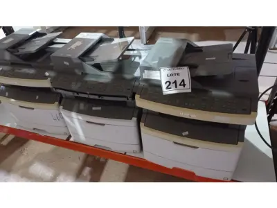 LOTE 214 - 03 IMPRESSORAS MODELO X364DN MARCA LEXMARK. (NO ESTADO) ATENÇÃO! FAZER A VISITAÇÃO ANTES DE ARREMATAR, NÃO SABEMOS SE FUNCIONA, LEILÃO NÃO TEM GARANTIA E NEM DEVOLUÇÃO, SUJEITO A POSSÍVEIS AVARIAS VISÍVEIS/OCULTAS E/OU AUSÊNCIA DE COMPONENTES.