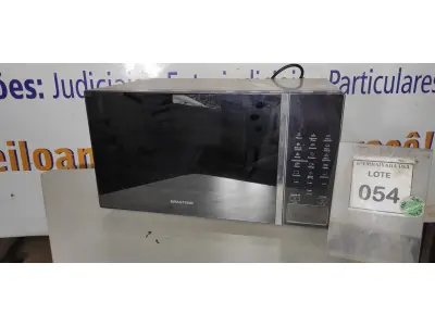LOTE 054 - 01 MICRO-ONDAS BRASTEMP127 VOLTS. (NO ESTADO EM QUE SE ENCONTRA. SUJEITO A AVARIAS OCULTAS/VISÍVEIS.) BH1650N