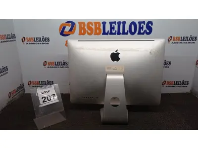 LOTE 207 - 01 IMAC APPLE. (NO ESTADO) ATENÇÃO! FAZER A VISITAÇÃO ANTES DE ARREMATAR, NÃO SABEMOS SE FUNCIONA, LEILÃO NÃO TEM GARANTIA E NEM DEVOLUÇÃO, SUJEITO A POSSÍVEIS AVARIAS VISÍVEIS/OCULTAS E/OU AUSÊNCIA DE COMPONENTES.