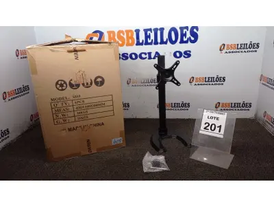 LOTE 201 - 01 CAIXA COM 06 SUPORTES PARA MONITORES MARCA DATEN. (NO ESTADO) ATENÇÃO! FAZER A VISITAÇÃO ANTES DE ARREMATAR, NÃO SABEMOS SE FUNCIONA, LEILÃO NÃO TEM GARANTIA E NEM DEVOLUÇÃO, SUJEITO A POSSÍVEIS AVARIAS VISÍVEIS/OCULTAS E/OU AUSÊNCIA DE COMPONENTES.
