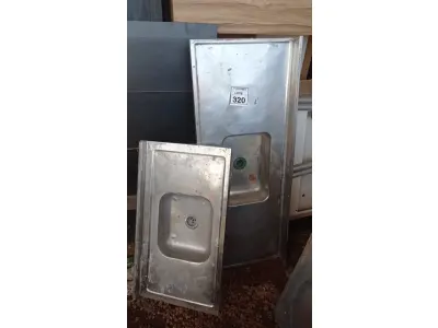 LOTE 320 - 02 PIAS EM INOX. (NO ESTADO) ATENÇÃO! FAZER A VISITAÇÃO ANTES DE ARREMATAR, NÃO SABEMOS SE FUNCIONA, LEILÃO NÃO TEM GARANTIA E NEM DEVOLUÇÃO, SUJEITO A POSSÍVEIS AVARIAS VISÍVEIS/OCULTAS E/OU AUSÊNCIA DE COMPONENTES.