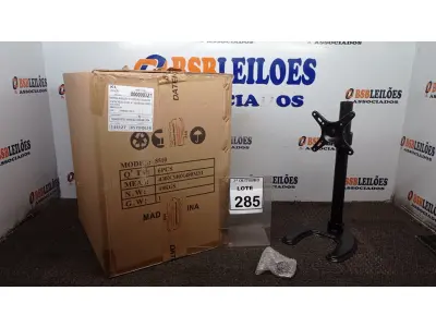 LOTE 285 - 01 CAIXA COM 06 SUPORTES PARA MONITORES MARCA DATEN. (NO ESTADO) ATENÇÃO! FAZER A VISITAÇÃO ANTES DE ARREMATAR, NÃO SABEMOS SE FUNCIONA, LEILÃO NÃO TEM GARANTIA E NEM DEVOLUÇÃO, SUJEITO A POSSÍVEIS AVARIAS VISÍVEIS/OCULTAS E/OU AUSÊNCIA DE COMPONENTES.