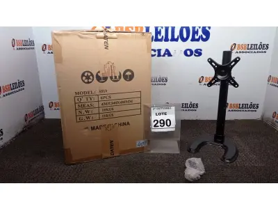 LOTE 290 - 01 CAIXA COM 06 SUPORTES PARA MONITORES MARCA DATEN. (NO ESTADO) ATENÇÃO! FAZER A VISITAÇÃO ANTES DE ARREMATAR, NÃO SABEMOS SE FUNCIONA, LEILÃO NÃO TEM GARANTIA E NEM DEVOLUÇÃO, SUJEITO A POSSÍVEIS AVARIAS VISÍVEIS/OCULTAS E/OU AUSÊNCIA DE COMPONENTES.
