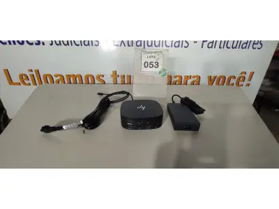LOTE 053 - 01 DOCKING STATION HP HSN-IX02.(NOVO) (NO ESTADO EM QUE SE ENCONTRA. SUJEITO A AVARIAS OCULTAS/VISÍVEIS.)