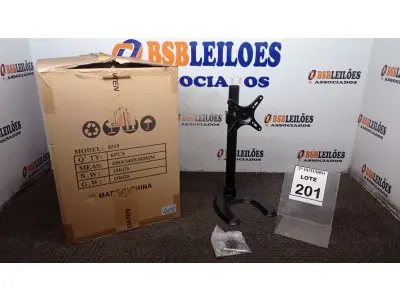 LOTE 201 - 01 CAIXA COM 06 SUPORTES PARA MONITORES MARCA DATEN. (NO ESTADO) ATENÇÃO! FAZER A VISITAÇÃO ANTES DE ARREMATAR, NÃO SABEMOS SE FUNCIONA, LEILÃO NÃO TEM GARANTIA E NEM DEVOLUÇÃO, SUJEITO A POSSÍVEIS AVARIAS VISÍVEIS/OCULTAS E/OU AUSÊNCIA DE COMPONENTES.